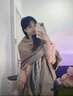 星玫蘭妃（star mei lan fei）圍巾女披肩女空調秋冬2024新款毛毯圍脖兩用圍巾職場(chǎng)辦公斗篷護頸 【明星同款】香風(fēng)戀-莫蘭迪粉 曬單實(shí)拍圖