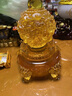 MOREISAN琉璃聚寶盆擺件中式輕奢創(chuàng)意家居辦公室客廳玄關(guān)鼎擺件送朋友送長輩喬遷開業(yè)禮品 大號金琥色琉璃祥龍開運(yùn) 曬單實(shí)拍圖