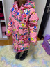 G.DUCKKIDS小黃鴨兒童羽絨服女童洋氣中長(cháng)款大毛領(lǐng)中大童白鴨絨加厚保暖外套 粉色 120 尺碼5~6歲【110-120cm】 曬單實(shí)拍圖