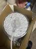 婕茵桐led燈盤 LED燈改造板吸頂燈燈芯節(jié)能燈泡貼片燈盤客廳臥室衛(wèi)生間 超亮圓形白光 12w【2個裝】 曬單實拍圖