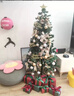 臻赟 圣誕樹(shù)家用加密1.5米發(fā)光套餐圣誕裝飾大型1.8/1.2米/2.1米套裝 金銀配色1.5米圣誕樹(shù)套餐 一米五 曬單實(shí)拍圖