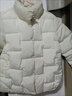 SHXI新款立領(lǐng)棉衣女短款冬季韓版寬松棉襖輕薄棉服百搭女外套時(shí)尚 米白色 XL 建議【105-117】斤 曬單實(shí)拍圖