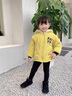 G.DUCK KIDS小黃鴨童裝男童外套秋冬季新款卡通連帽兒童衣服加絨款帥氣外套 黃色 110碼建議100-110cm4-5歲cm 曬單實拍圖