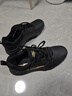 鴻星爾克男鞋秋冬跑步鞋男2025新款軟底輕便運動(dòng)鞋防水黑色皮面休閑鞋子男 3162正黑/金(皮面-熱銷(xiāo)推薦) 43 正常尺碼 曬單實(shí)拍圖