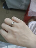 鑫萬(wàn)福 現貨PT950鉑金結婚鉆戒女求婚鉆石戒指群鑲六爪婚戒送生日禮物 【現貨閃發(fā)】鉑金40分IJ色（30+10） 曬單實(shí)拍圖