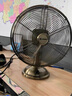 SUNKO復古臺扇家用12吋金屬臺式大風(fēng)力仿古電扇餐廳廚房宿舍懷舊電風(fēng)扇 12吋青古銅[含稅含運] 曬單實(shí)拍圖