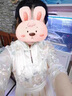 杜艷枝年輕少女款改良旗袍雪紡連衣裙新款收腰顯瘦新新中式婚禮裙子 圖片色 M 95-105斤 曬單實(shí)拍圖
