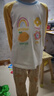 纖絲鳥(niǎo)（TINSINO）女童睡衣夏季兒童家居服套裝中大童四季空調服 動(dòng)物與開(kāi)心小花 曬單實(shí)拍圖