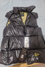 羅蒙（ROMON）春秋新款黑金羽絨棉馬甲女男休閑保暖背心坎肩防寒外套潮流棉馬夾 黑色 L (95-110斤) 曬單實(shí)拍圖