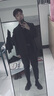花花公子（PLAYBOY）免燙西服套裝男秋冬季新款韓版潮流結婚禮服小西裝男休閑三件套裝 黑色Q-CGHHTX8TZ XL 曬單實拍圖