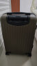 梵地亚行李箱男小型拉杆箱女旅行箱可登机箱包密码箱皮箱子20英寸咖啡色 实拍图