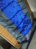 TANXIANZHE探险者睡袋成人室内户外四季保暖睡袋加厚午休羽绒棉露营隔脏睡袋 1.8KG藏蓝色+枕头 实拍图