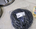 HAILE海樂阻燃束線管包線管理線管纏繞管 直徑22mm長10米黑色電線收納理線器配2個理線夾LX-Z22H-10 曬單實拍圖