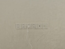 施耐德電氣 開關(guān)插座面板 86型暗裝家用墻壁電源插座面板 皓呈系列奶油白色 二開多控中途 開關(guān) 曬單實拍圖