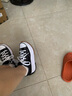 匡威（Converse）RunStarHike 黑白熊貓 高幫厚底增高帆布運(yùn)動(dòng)鞋情侶休閑鞋男女鞋 168816C 黑色 37.5 /5 曬單實(shí)拍圖