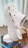 斯凱奇（Skechers）洞洞鞋夏季厚底沙灘涼鞋女外穿高級(jí)感包頭踩屎感多巴胺泡泡鞋 薄荷色/MNT 37 尺碼偏大，建議選小一碼 曬單實(shí)拍圖