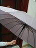 MZXM帶防水套雨傘女晴雨兩用小學(xué)生兒童長柄傘直桿傘男定制logo自動 16骨皮彎柄-香芋紫(帶防水套) 曬單實拍圖