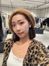 UR冬季新款女裝辣妹氛圍感修身豹紋V領(lǐng)針織開(kāi)衫UYV940035 黃棕 M 曬單實(shí)拍圖