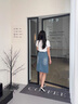 艾柔丹夏季新款連衣裙女裝短袖T恤減齡上衣高腰開(kāi)叉牛仔半身裙時(shí)尚套裝 粉色上衣+藍(lán)色牛仔裙 M 曬單實(shí)拍圖