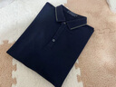 稻草人polo衫春秋季男士長(cháng)袖t恤棉質(zhì)純色修身百搭上衣打底衫翻領(lǐng)衛衣 黑色 L 【建議115-130斤】 曬單實(shí)拍圖