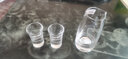 baer水晶無手柄分酒器金邊白酒杯二兩酒盅套裝白酒酒具 子彈杯（6支） 曬單實拍圖