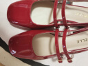 百丽法式红色包头凉鞋女女鞋新款商场凉鞋3QV33BH3预售 红色 38 晒单实拍图