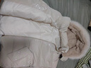 皮爾卡丹羽絨服自制明星同款大毛領(lǐng)可脫卸帽亞光亮面免洗寬松顯瘦羽絨外套 米白色[環(huán)保大毛領(lǐng)] S 90-110斤 曬單實(shí)拍圖
