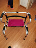 雅德 助行器老人助力行走器助步器學(xué)步車(chē)康復訓練器材輔助步行推車(chē) 升級加厚版助行器帶座 曬單實(shí)拍圖