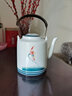 祥燕（xiangyan）青花提梁壺陶瓷茶壺涼水壺泡茶壺大號大容量家用餐廳飯店用茶水壺帶過濾網(wǎng) 荷韻 曬單實(shí)拍圖