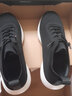 走路鞋超輕軟底鞋子好走路男鞋2024秋透氣輕便情侶時(shí)尚休閑運動(dòng)鞋 黑白 37 曬單實(shí)拍圖