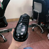 奧康男棉鞋冬季新款加絨棉皮鞋男保暖高幫鞋男士商務(wù)厚底大棉鞋 黑色1215014021N 40 曬單實(shí)拍圖