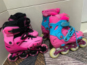 Rollerblade轮滑鞋平花式溜冰鞋儿童全套装男女初学者两用可调专业旱冰APEXXC 粉红 M码（33-36） 实拍图