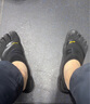 Vibram五指鞋男 赤足室內(nèi)運動訓(xùn)練鞋跑步舉重硬拉深蹲健身鞋透氣網(wǎng)面橡膠底鞋EL-X 黑色 42 曬單實拍圖