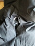 BAOMINGLI棉服男冬季立領(lǐng)純色加厚保暖棉衣男潮流面包服休閑時(shí)尚百搭外套 黑色 5XL 曬單實(shí)拍圖
