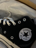 匡威（Converse）官方Chuck 70 Plus男女解構高幫運動(dòng)鞋黑色A00916C A00916C 40 曬單實(shí)拍圖