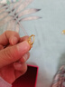 越南沙金耳環(huán)9耳墜耳釘鍍金首飾耳飾女流蘇不掉色結(jié)婚送禮 雙愛心耳環(huán) 曬單實(shí)拍圖