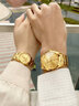 歐品客十大品牌瑞士進(jìn)口機芯情侶手表一對全自動(dòng)機械表夜光防水男女腕表 3199間金白面-瑞士進(jìn)口機芯 曬單實(shí)拍圖