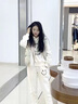 可茵（Keyin）衛(wèi)衣女棉馬甲三件套套裝女2024年秋冬新款韓版休閑運(yùn)動(dòng)加絨衛(wèi)衣女 單-杏色馬甲 L 【建議90-115斤】 曬單實(shí)拍圖