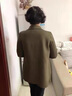 羅蒙（ROMON）媽媽裝秋裝風(fēng)衣外套時(shí)尚套裝2025新款春秋中長款上衣服中老年女裝 軍綠色 XL （適合95-110斤） 曬單實(shí)拍圖