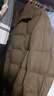 坦博爾輕薄羽絨服女短款翻領(lǐng)寬松舒適襯衫式女士外套堅果殼色175 曬單實(shí)拍圖