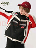 Jeep吉普童裝男童賽車(chē)服夾克2025年秋季防風(fēng)防水兒童戶(hù)外機車(chē)外套 黑色-單外套【1927】 150 cm 【建議身高145-155】 曬單實(shí)拍圖