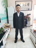 童悠品兒童西裝套裝帥氣英倫風(fēng)花童禮服男童小西服中大童男孩鋼琴演出服 黑色6件套：5件套+馬甲 170 碼 身高165-170cm重106-120斤 曬單實(shí)拍圖
