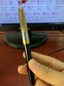 犀飛利（sheaffer） 鋼筆 戰(zhàn)斧系列 藝術(shù)收藏禮品饋贈簽字筆練字筆墨水禮盒套裝 鋼筆 半透黑琺瑯金夾（F尖） 曬單實拍圖