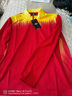 圣希奴（SaintsYno）秋冬款長(cháng)袖運動(dòng)套裝男女出場(chǎng)服保暖外套休閑跑步足球體育生訓練服 818紅色長(cháng)袖(單上衣) L 曬單實(shí)拍圖