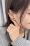 Grace Girl幸運四葉草18k金耳釘女瑪瑙耳飾紀(jì)念日生日情人節(jié)禮物送女友老婆 【JD直達】黑瑪瑙耳釘+輕奢禮盒 曬單實拍圖