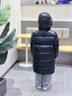 高梵黑金3.0兒童鵝絨服親子裝小火山旗艦系列男女童長(cháng)款羽絨服 黑色 130cm 曬單實(shí)拍圖