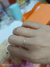 MZMZ玫瑰金鉆石戒指女簡約大方鉆戒求婚訂婚七夕情人節(jié)禮物送女友老婆 18k玫瑰金鉆石戒指 9號 可刻字-請聯(lián)系客服 曬單實拍圖