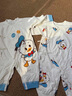 迪士尼（Disney）嬰兒衣服新生連體衣秋冬季純棉寶寶滿(mǎn)月睡衣貼身春秋款打底剛出生 唐老鴨【2件】 系帶四季款 66cm （建議3-6個(gè)月） 曬單實(shí)拍圖