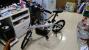 永久折疊自行車(chē)男女20寸鋁合金折疊車(chē)碟剎速聯(lián)9變速城市通勤代步車(chē) 9速20寸油碟鋁架  粒子灰 曬單實(shí)拍圖