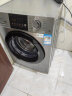 美的（Midea）滚筒洗衣机全自动 V33 除菌净螨 变频电机 智能家电 筒自洁 简尚系列 超薄款 10公斤 MG100V33WY 实拍图